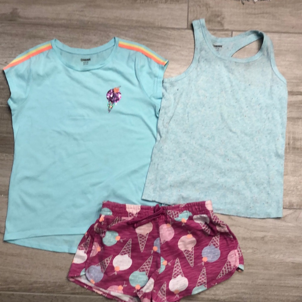 Girls Gymboree ice cream outfit lot size 7/8 M